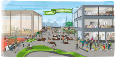 Illustration des GORILLA Schulprogramms.