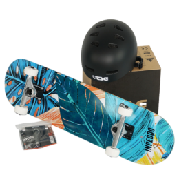 SKATEBOARD Set (Skateboard, Helm & Tool)